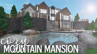 ROBLOX  Bloxburg Cozy Mountain Mansion 105k [upl. by Jorgensen259]