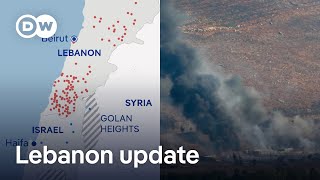 Israel intensifies Lebanon bombardment Hezbollah targets Tel Aviv  DW News [upl. by Lawler129]