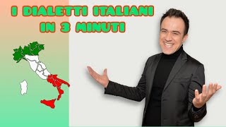 I DIALETTI ITALIANi in 3 minuti [upl. by Amble]