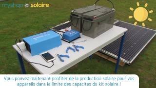 Monter son Kit Solaire AUTONOME  2 Panneaux Solaires  2 Batteries 24V  MyShop Solaire solaire [upl. by Glasgo624]