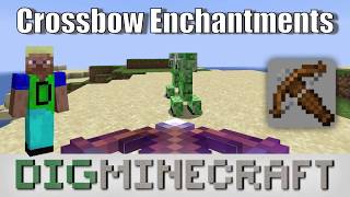 Crossbow Enchantments in Minecraft [upl. by Ainomar]