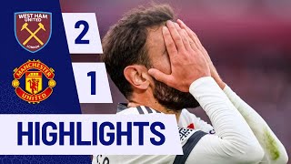 West Ham vs Manchester United 21 Highlights MUquot fell to 14th place  Premier League 202425 [upl. by Molahs]