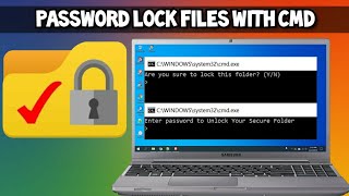 Hide and Password lock a Folder in Windows PC with CMD 2021 Guide [upl. by Alaric]