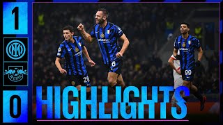 DEFENDING TOP SPOT 🫡😎  INTER 10 LIPSIA  HIGHLIGHTS  UCL 2425 🖤💙 [upl. by Appolonia929]