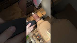 Sanding kydex edges with a drum sander [upl. by Deck809]