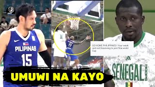 PINAPAUWI ng SENEGAL ang Gilas pilipinas at Sinabihan pa na MAHINA  Ganti ng API  Gilas vs Senegal [upl. by Ayamahs]