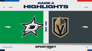 NHL Game 4 Highlights  Stars vs Golden Knights  April 29 2024 [upl. by Otrevogir]