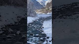 Panorama di Villa La Roccia 🏔️💝👋🏻❄️ blindinglights amazing mountains top snow love winter [upl. by Hemminger]