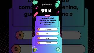 Quiz de Biologia biologia quiztime [upl. by Rees]