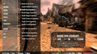 Skyrim GOD LIKE Bow 10728 damage in one hit [upl. by Ajiam]