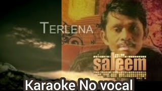 TERLENA  Saleem Karaoke No Vocal Original sound [upl. by Eeresid]