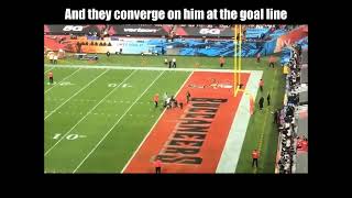 Kevin Harlin Calls Super Bowl 55 Streaker On Field quotPull Up Your Pantsquot With Subtitles [upl. by Studdard]