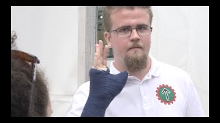 Nordiska Motståndsrörelsen debatterar i Almedalen [upl. by Porcia948]