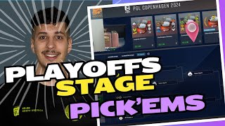 Playoffs Stage PickEms for PGL Copenhagen 2024 Major  hltv fantasy [upl. by Eceinart]