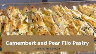 Camembert and Pear Filo Pastry Recipe Easy and Delicious [upl. by Yaluz18]