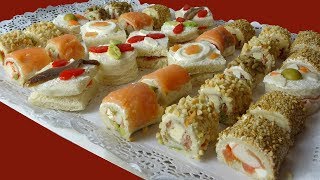 CANAPÉS VARIADOS Y ORIGINALES  RECETA FÁCIL PARA NAVIDAD [upl. by Terese]