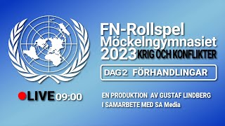 FNrollspel Möckelngymnasiet 2023  Dag 2 Förhandlingar [upl. by Staw240]