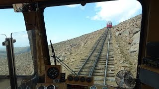 Pikes Peak Cog Railway – Driver’s Eye View – Part 1 – The Long Climb [upl. by Tiraj81]