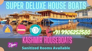 Deluxe Kashmir House boat tour  dal lake boat house [upl. by Gina296]