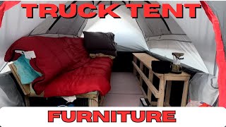 How I Created The Coziest And Most Comfy Truck Tent Furniture Ever [upl. by Ahsyt874]