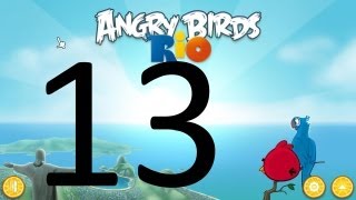 Lets Play Angry Birds Rio 13  The Great Brazilian Suitcase Chase [upl. by Cynde]