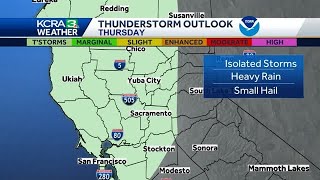 Cool and unsettled weather continues in Northern California [upl. by Are117]