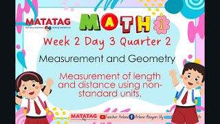 Math 1 Week 2 Day 3 Quarter 2Measurement and Geometry Matatag [upl. by Anera]