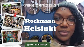 Stockmann Helsinki  Exploring the Christmas Food Market [upl. by Nirol216]