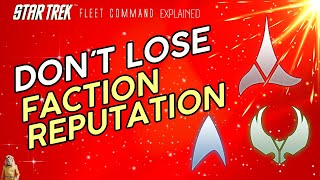 How not to loose Faction reputation  How to play Star Trek Fleet Command  Outside Views STFC [upl. by Akcimahs]