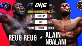 Reug Reug vs Alain Ngalani  Full Fight Replay [upl. by Lissi]