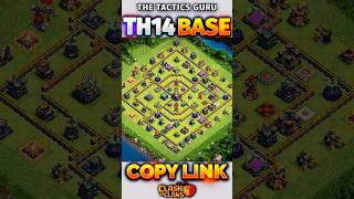 NEW TH14 BASE 🔥coc th14base clashofclans [upl. by Ericka1]