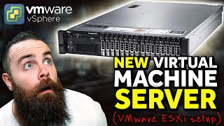 i bought a new SERVER VMware ESXi Setup and Install [upl. by Lissner]