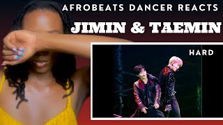 Taemin amp Jimin ‘SHOWDOWN’  Afrobeats Dancer Reacts [upl. by Necila]