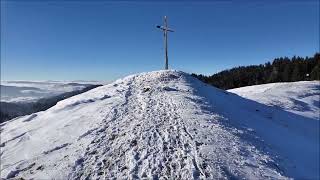 Winterwanderung Oberstaufen Kalzhofen Alpe Mohr Kalzhofener Höhe und zurück [upl. by Uyerta]