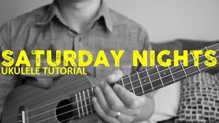 Khalid Kane Brown  Saturday Nights EASY Ukulele Tutorial  Chords  How To Play [upl. by Duke802]