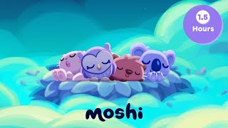 Close Your Eyes SleepyPaws amp More – 15 Hour Bedtime Stories Compilation  Moshi Kids [upl. by Trella]