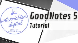 GoodNotes 5  Teil I  Tutorial  Erster Eindruck vom Update [upl. by Coco]