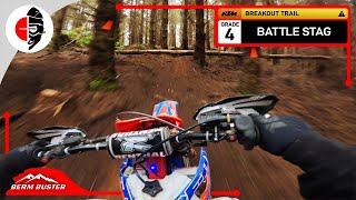 Berm Buster  KTM Loop 🟠 BREAKOUT TRAIL ⚠️ Battle Stag Grade 4 [upl. by Huppert]