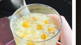 Making Chrysanthemum Tea Aesthetic 🌼 [upl. by Axel]