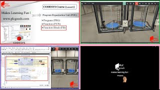 Complete CODESYS tutorial how to use UPDown and CTUD counters  Ladder Logic PLC programming [upl. by Otreblif]