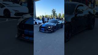 Mustang GT350 pulling up to CampC carsandcoffee caryoutube carshorts mustang gt350 mustanggt350 [upl. by Llaccm]