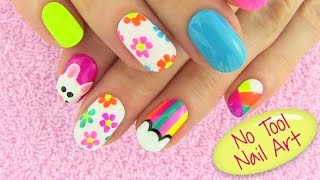 DIY Nail Art Without any Tools 5 Nail Art Designs  DIY Projects [upl. by Fadiman]