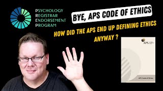 Bye APS code of ethics [upl. by Heimlich]