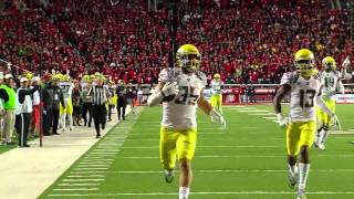 Kaelin Clay drops ball vs Oregon with Utah radio call [upl. by Kelila]