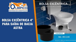 Bolsa Excêntrica 4quot para Saída de Bacia  Astra  🔶 Materiais de Construção Olimpico 🔷 [upl. by Odnamra836]