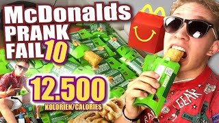 McDonalds PRANK FAIL  12500 KALORIENCALORIES amp Happy Meal  McDonalds Roulette auf dem Dreirad [upl. by Lua]