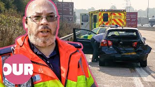 Huge Crash Causes Chaos On The M25  Britains Busiest Motorway E1  Our Stories [upl. by Nosiram]