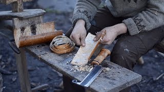 Blacksmithing making billhook knife [upl. by Wehhtam]