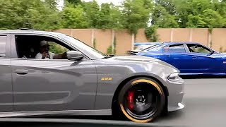 Dodge Charger HELLCATS and Scatpacks Invasion [upl. by Spring]