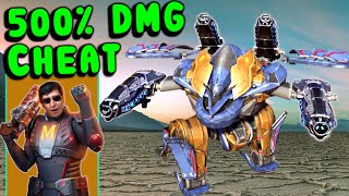 500 DMG FAFNIR  KILL ALL CHEAT War Robots Mk3 Fafnir Gameplay WR [upl. by Aissilem]